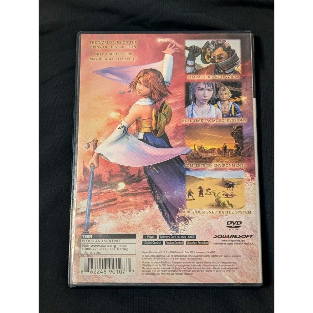 Final Fantasy X PS2 PlayStation 2 CIB RPG Squaresoft Game
